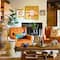 Jonathan Adler x Michaels 24" Yellow & Red Mid-Century Modern Birds Wall Mirror